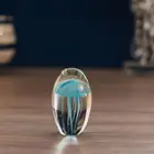 3D цветной яркий однотонный Кристалл Медуза пресс-папье Украшение Красивые рождественские подарки друзья подарок Искусство ремесло Коллекционное