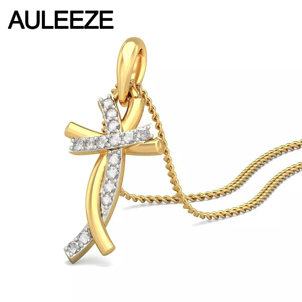 Подвески в классическом стиле с человеческим крестом подвески из желтого золота