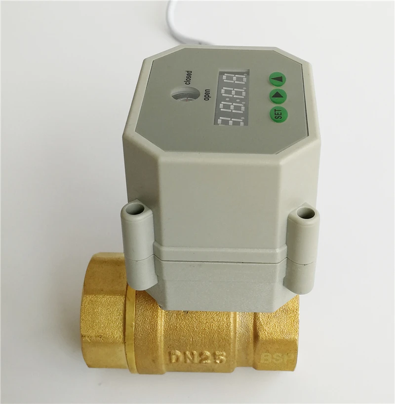 Электрический таймер открытые/закрытые клапаны AC/DC9V-24V BSP/NPT 1 'ɽN25 для садового