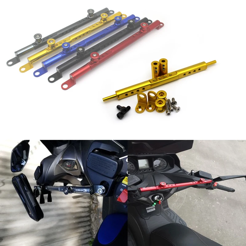 Aluminum Motorcycle Steering Damper balance lever for YAMAHA N MAX N-MAX NMAX 125 155 with LOGO | Автомобили и мотоциклы