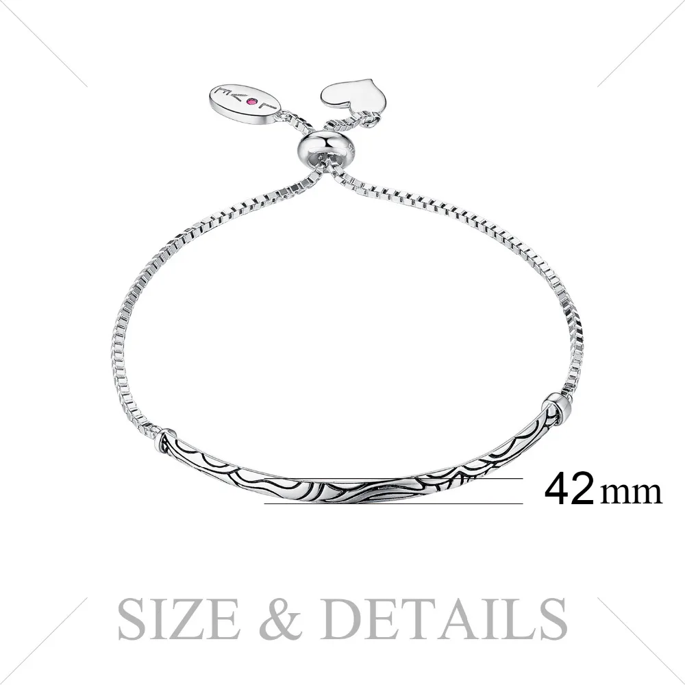 JewelryPalace верной любви СОЗДАН Ruby мотаться сердце Винтаж узор, выгравированный Браслеты 925 пробы серебро хороший подарок для Для женщин
