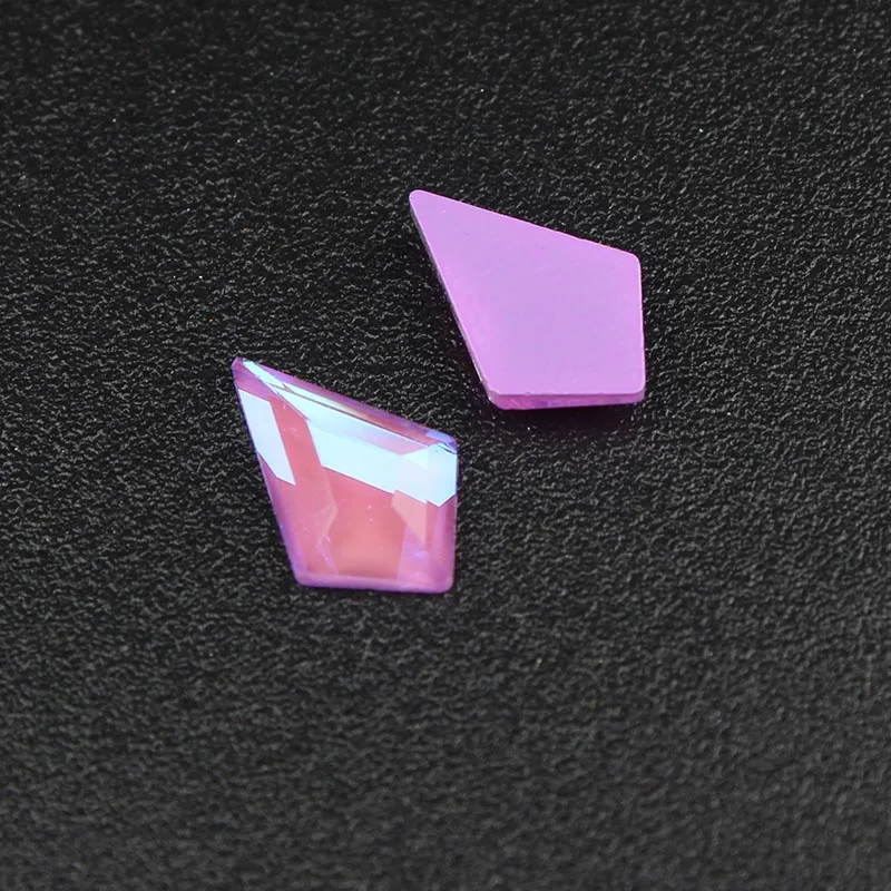 30/100 шт. стрела кофе Арабика Цвет Стекло Стразы плоские с оборота 3D украшение для ногтей DIY украшения телефонов ювелирных камней - Цвет: 8.Mocha Purple