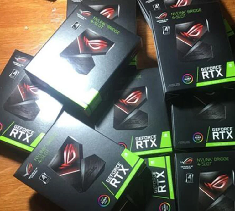 ASUS плеер кантри мост ROG-NVLINK-4 8 см RTX2080ti видеокарта SLI Shenguang Синхронизация