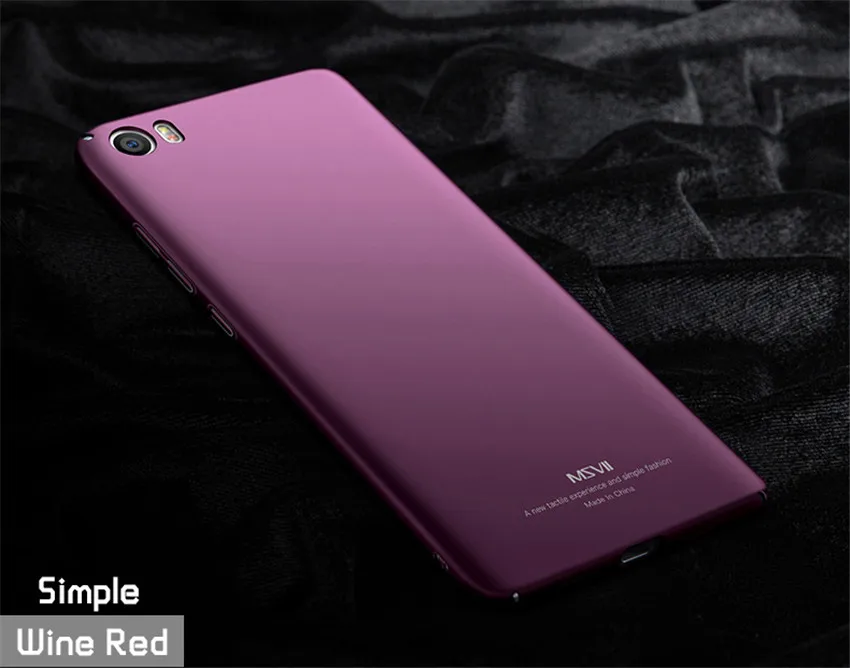 Чехол для Xiaomi mi 5s чехол Msvii Silm Матовые чехлы для Xiaomi mi 5 S mi 5S чехол Xao mi 5 S PC чехол для Xiaomi mi 5 S m5s чехол s