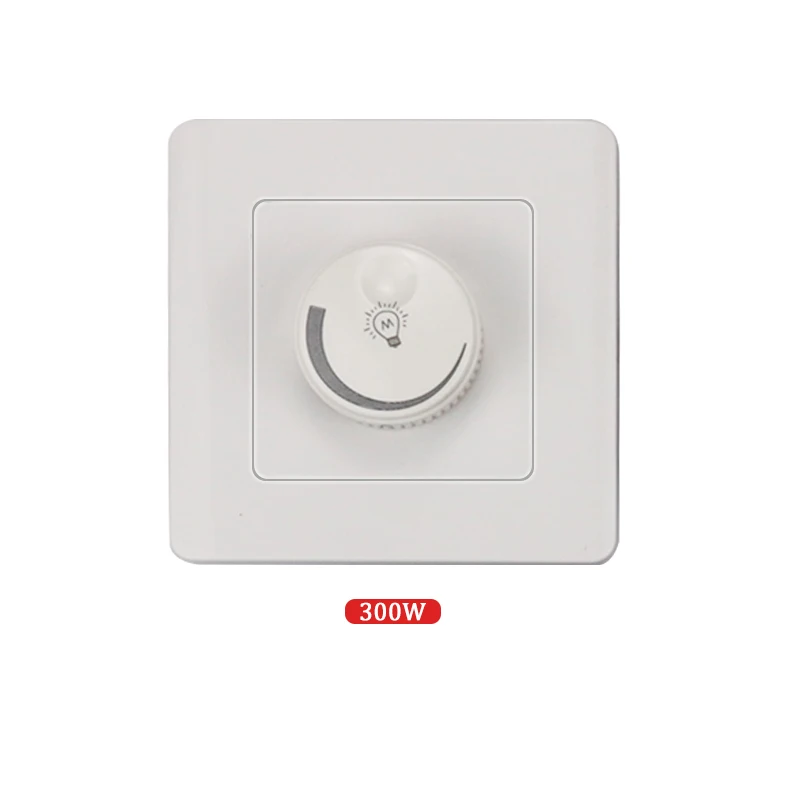300W Светодиодный Triac диммер 110 V-220 V 300 W/500 W/1000 W Яркость контроллер диммеры для регулируемый светодиодный Панель осветительные лампы фонари - Цвет: 300W