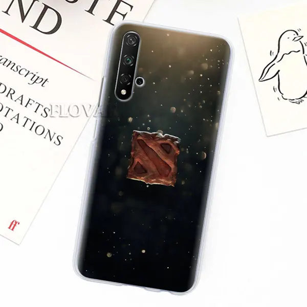 002 Чехол для телефона чехол для Honor 20 Pro 9 10 Lite 8X 8A 8C 8S 7A фотоаппаратов моментальной печати 7S Y7 Y9 V20 чехол с принтами из игр Warcraft и Dota 2 логотип Жесткие ПК-Чехлы - Цвет: 002