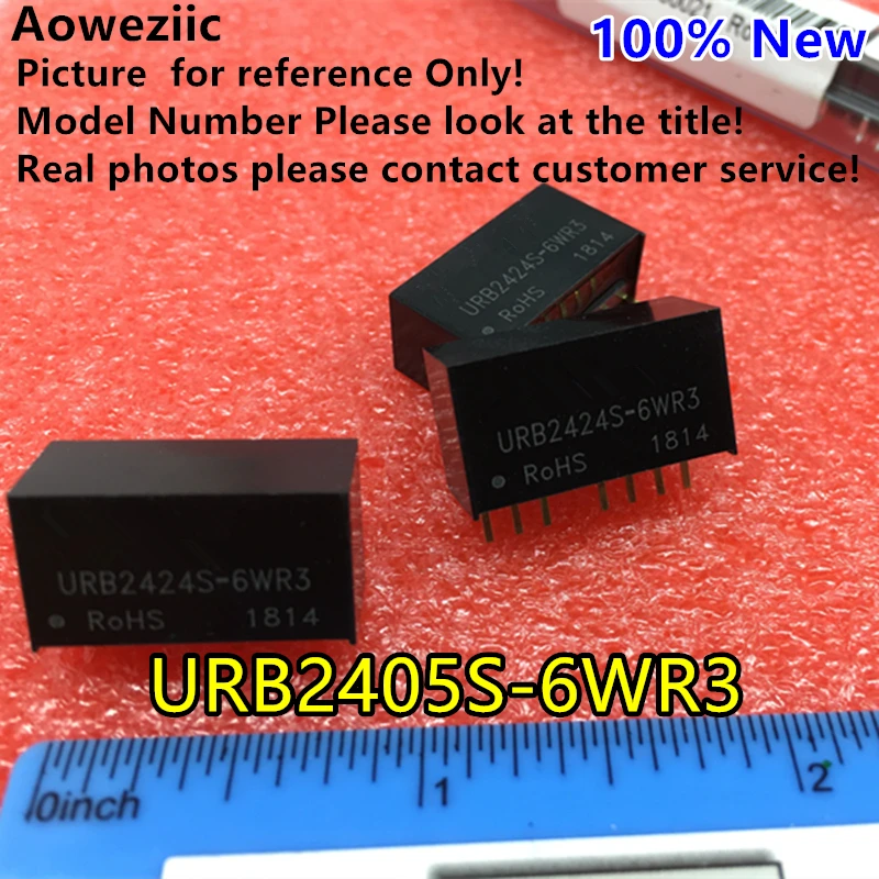 Aoweziic 2 шт./лот URB2405S 6WR3 6W URB2405 новый оригинальный SIP7 вход: 9 36 в выход: В 0.667A DC 1.6kV
