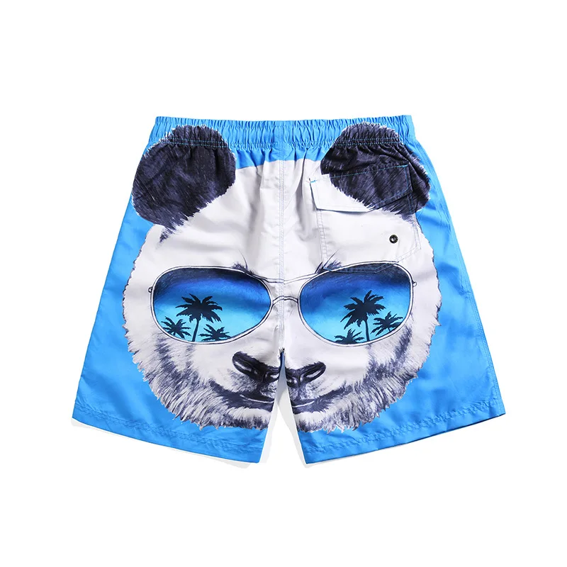NIANJEEP Модные Повседневные Шорты Для дома для мужчин с 3D принтом летние пляжные