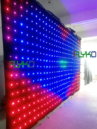 Free Shipping dj equipment china live video led curtain screen xxx photos | Stage Lighting Effect