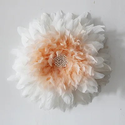 White Orange L 1 шт./лот) ручная работа Подгонянная ракушка и перо Висячие поделки натуральный ракушка Пляж Свадебный декор диван фон - Цвет: White Orange L