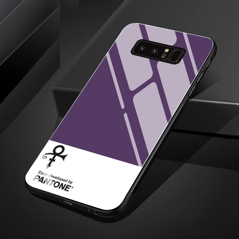 18 Новые Pantone для samsung S8 S8plus S9 S9plus note8 note9 S10 S10plus Цвет закаленное стекло чехол для телефона - Цвет: 18