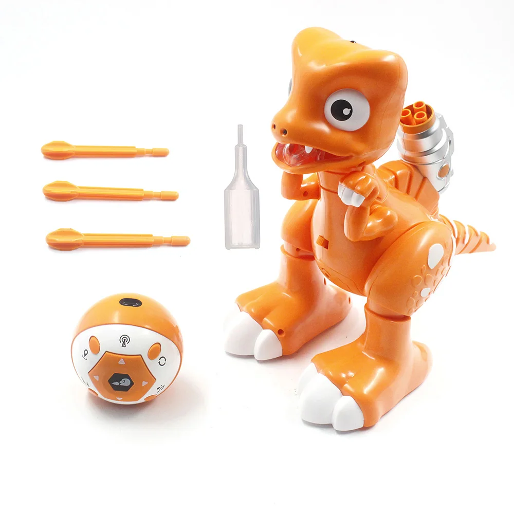 2CH дистанционного Управление робот динозавр с стреляющая пуля дымовой эффект