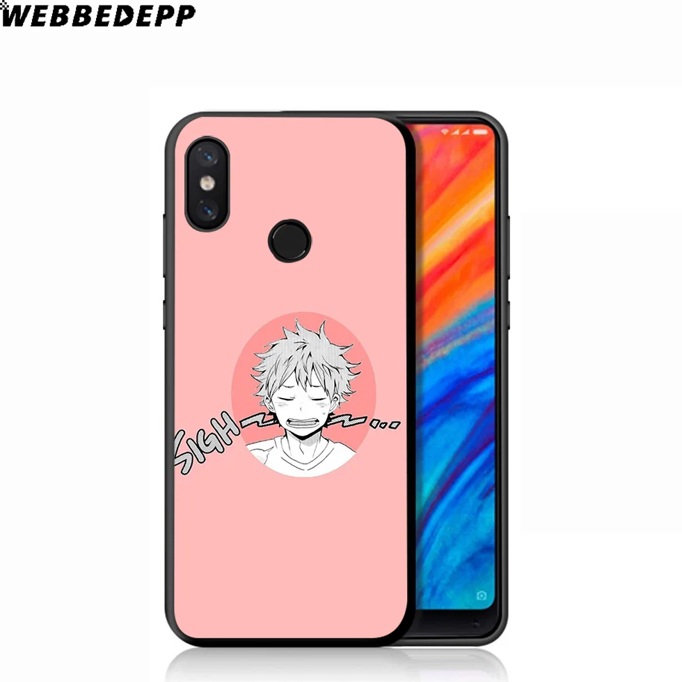 WEBBEDEPP Haikyuu Anime Soft Case for Xiaomi Mi 9T 9 8 SE 6 A1 A2 A3 Lite MiA1 MiA2 MiA3 F1 MAX 3 Mi8 CC9E CC9 |