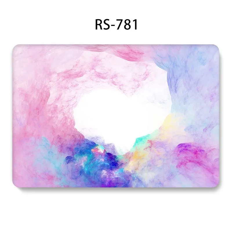 Жесткий защитный чехол из ПВХ с полным покрытием для MacBook Air Pro Touch 11 12 13 15 Ноутбук 13,3 12 дюймов чехол с принтом s для A1466 A1398 A1706