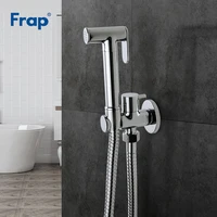 frap bidet faucet solid brass single cold water bidet toilet faucet function cylindrical hand shower tap crane 90 degree switch