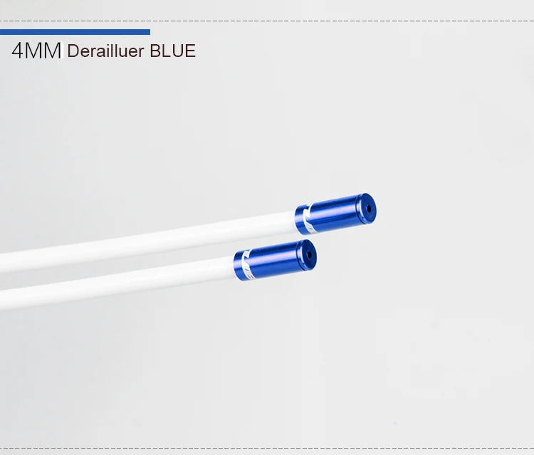 4mm blue GUB 100 шт 4 мм/5 мм велосипедный рычаг переключения тормозного кабеля Корпус колпачок линии наружные обжимные наконечники кольцо наконечник внутренний кабель корпус конец - Цвет: 4mm blue