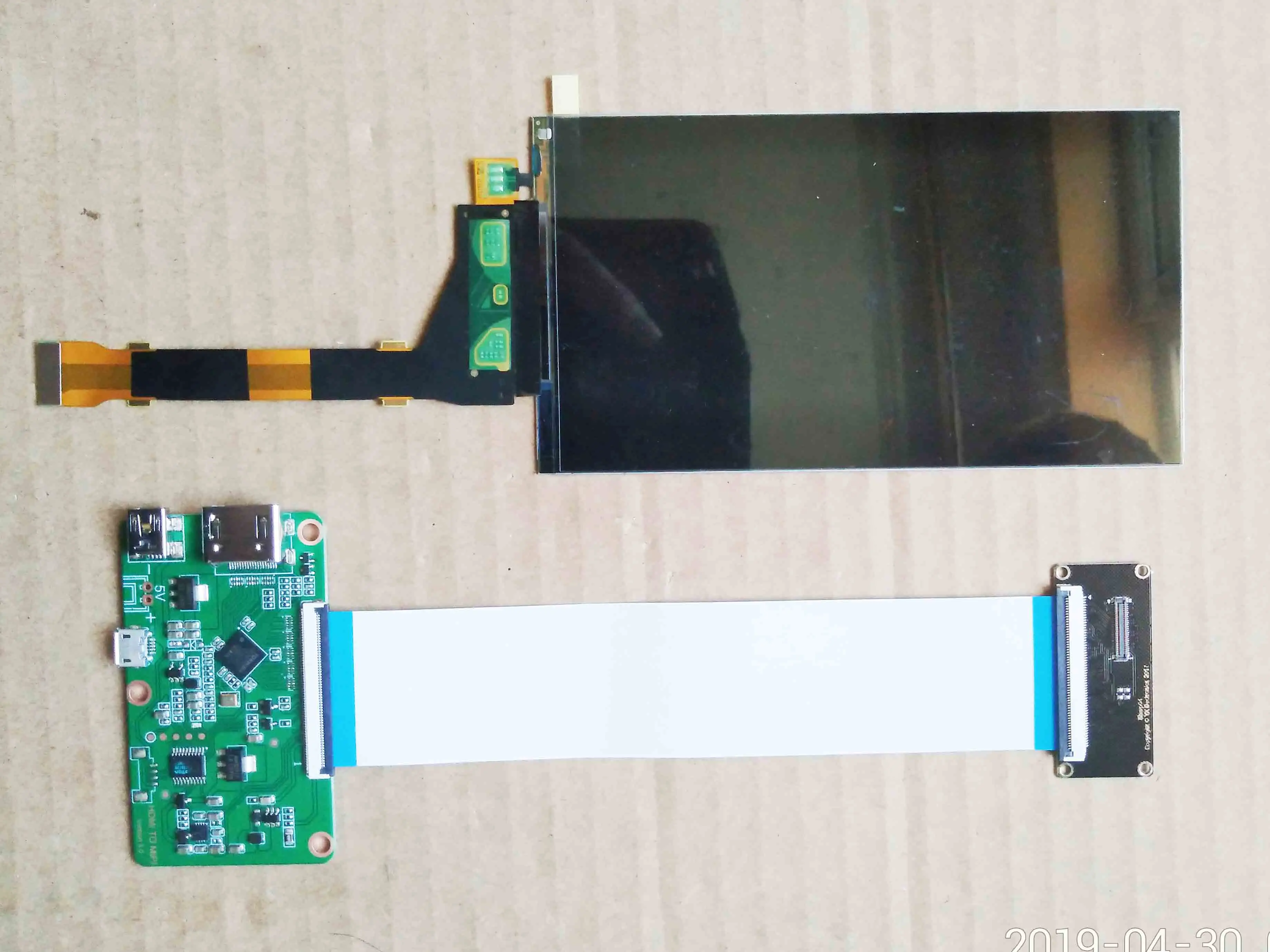 5.5 50hz lcd kit 5,5/6 дюймов 2K HDMI ips lcd комплект 1440*2560 MIPI к HDMI дисплей комплект для 3d принтера DIY проектор второй дисплей Raspberry Pi - Цвет: 5.5 50hz lcd kit