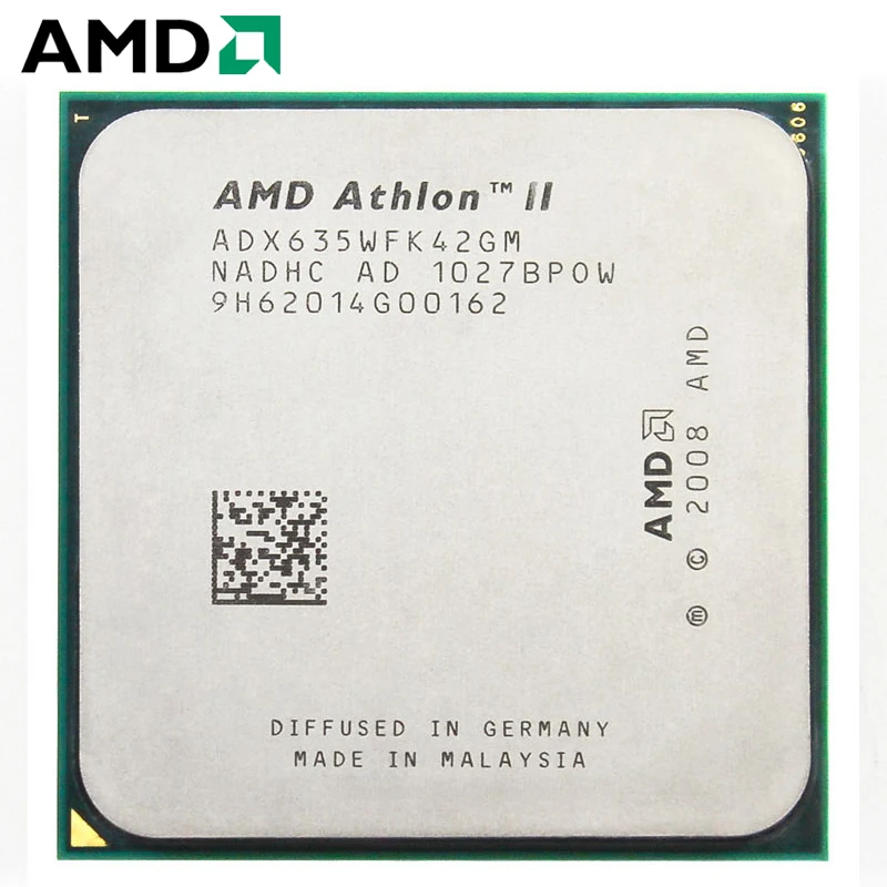 Процессор AMD Athlon II X4 635 разъем AM3 95 Вт 2 9 ГГц 938-контактный четырехъядерный