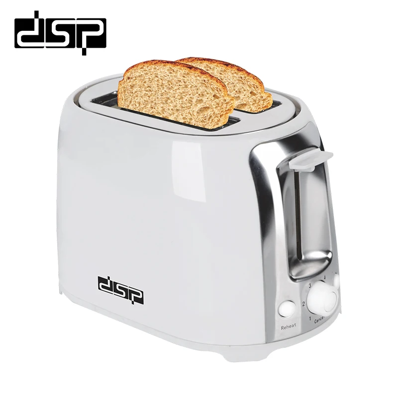 DSP хлеб тостер бытовых выпечки 2 ломтика слоты для завтрака машины тост Тостеры  | Тостеры -32913206996