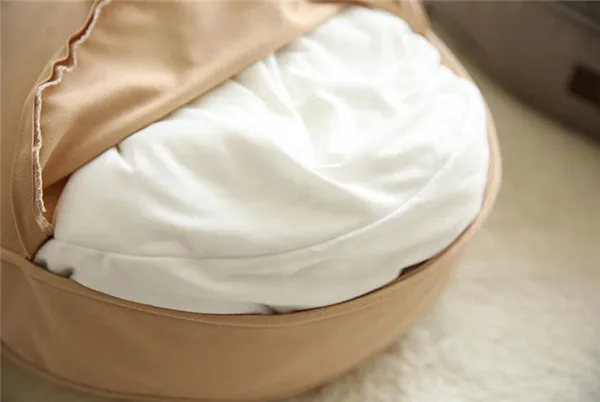 Floor Sitting Cushion Footstool Janpanese Round Seating Sofa Pouf Foot Leg Rest Step Stool Pillow for Kids Adults Size 40cm/60cm
