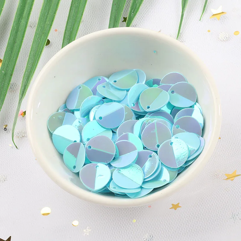 ISequins 200 шт./лот 12mm овальный раза блесток матовый разноцветные пайетками Свадебный корабль, ювелирных изделий Аксессуары
