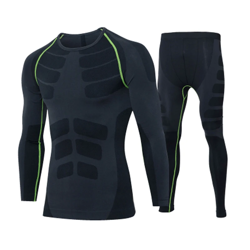 Термобелье мужское быстросохнущее дышащее с длинным рукавом|thermal underwear sets|long