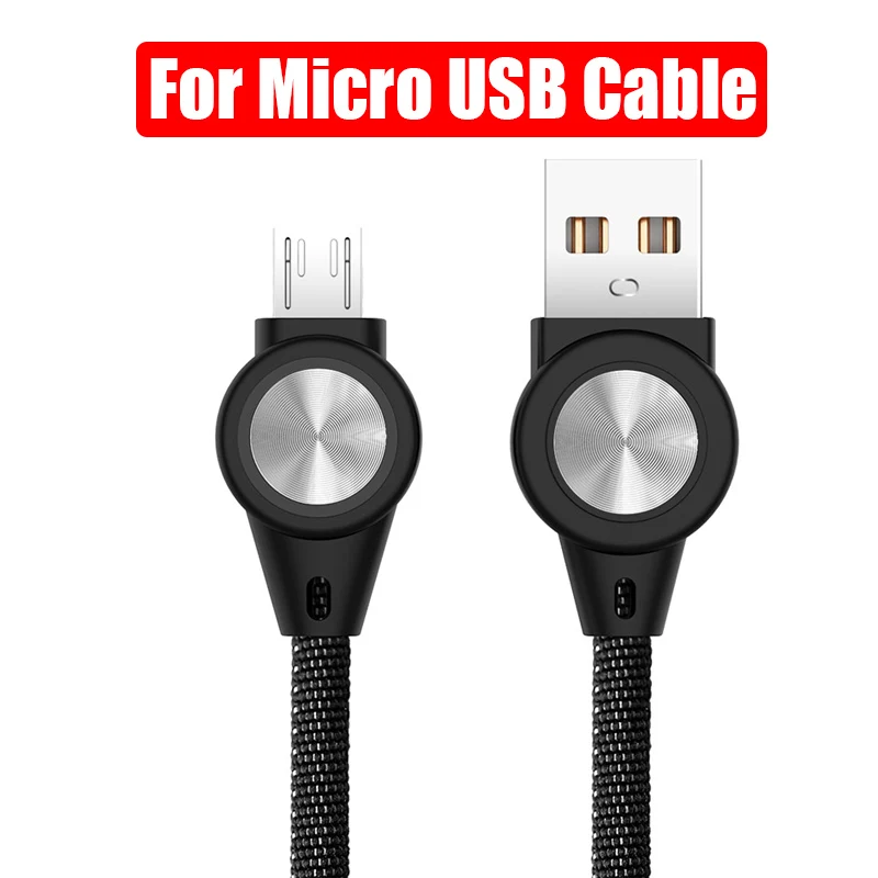Robotsky 3A USB C Micro USB кабель для быстрой зарядки для huawei samsung Xiaomi Android мобильного телефона USBC MicroUSB пружинная Дата линия - Цвет: black mico usb