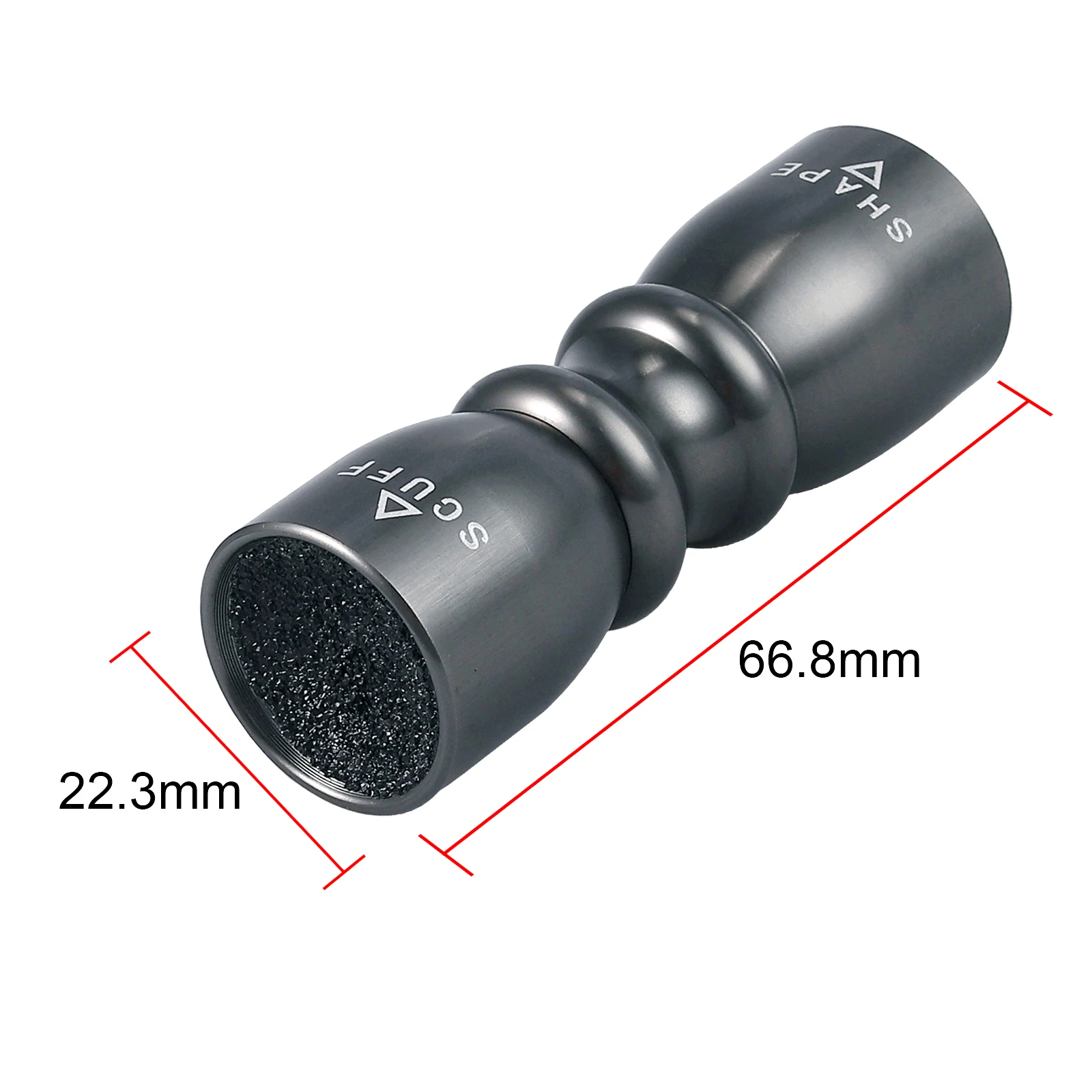 

(Send From US) Neoteck Billiard Snooker Pool Cue Tip Shaper 3 in 1 Tool - Shaper, Scuffer, Aerator Multifunctional Tools