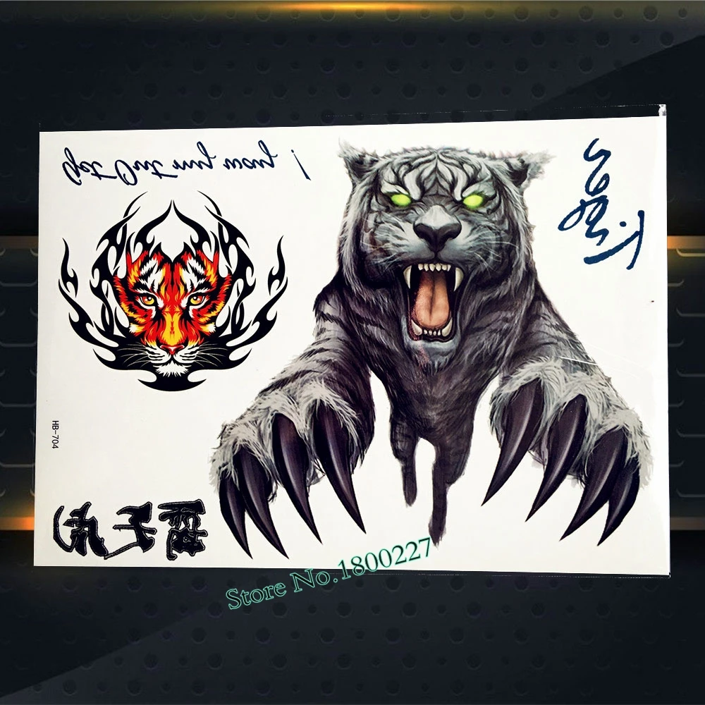 Острый серповидный глаз временная татуировка наклейка поддельная машина Робот