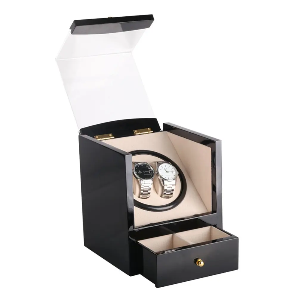 Автоматическая Механическая Черная Роскошная намотка для часов US/EU/AU/UK высокого