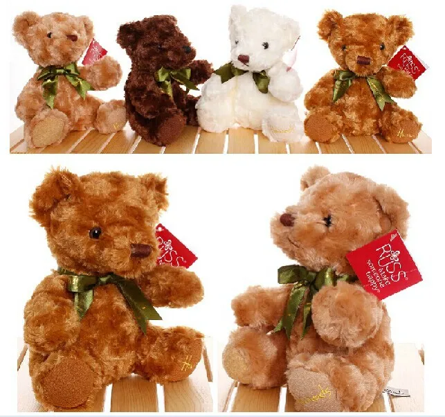 10 пар/партия Милые мишки красочная игрушка плюшевые высокого качества игрушки