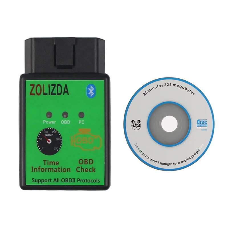 Диагностический сканер ELM327 Bluetooth V1.5 OBD2 OBDII для Android Super Mini ELM 327 считыватель кодов