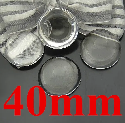 

Free shipping! 20pcs 40mm clear domed magnifying round glass cabochons,photo jewelry pendant inserts GT1012