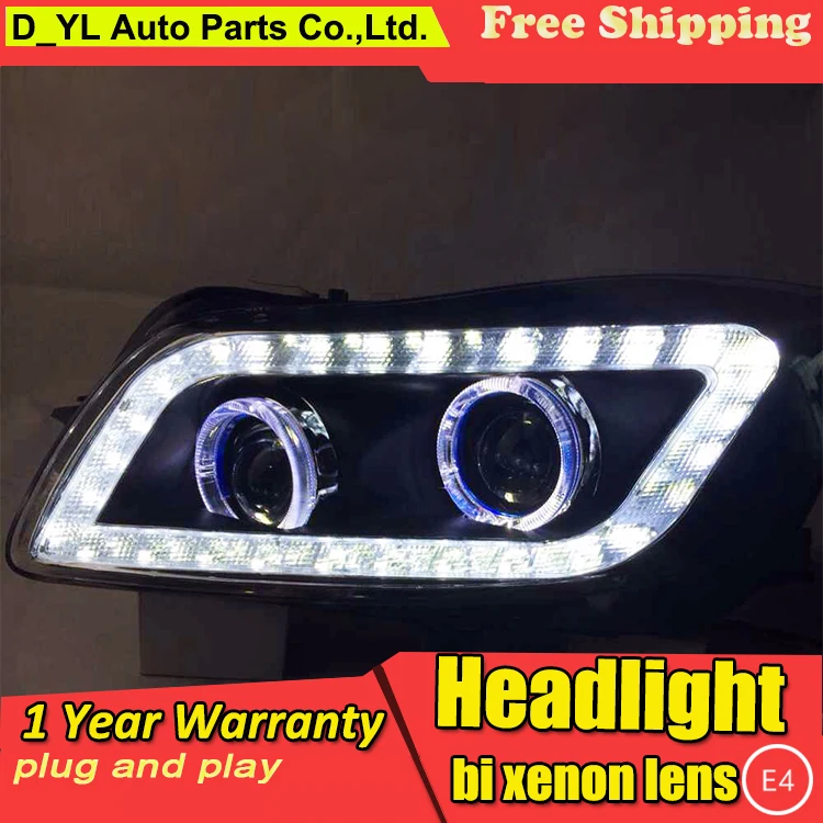 

D_YL Car Styling for Regal GS Headlights 2009-2012 Regal GS LED Headlight DRL Bi Xenon Lens High Low Beam Parking HID Fog Lamp