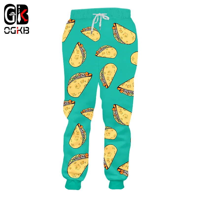 Мужские/женские спортивные штаны OGKB повседневные длинные с 3D принтом в стиле хип