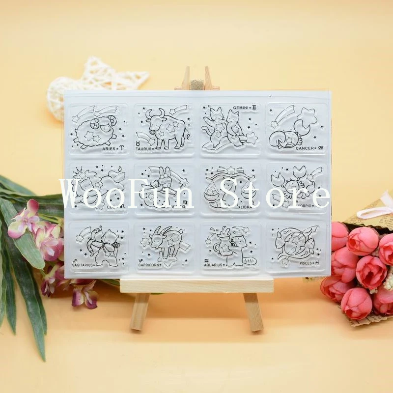 

constellation Rubber Clear Stamp for Card Making Decoration and Scrampbooking Happy birthday Clear stamp
