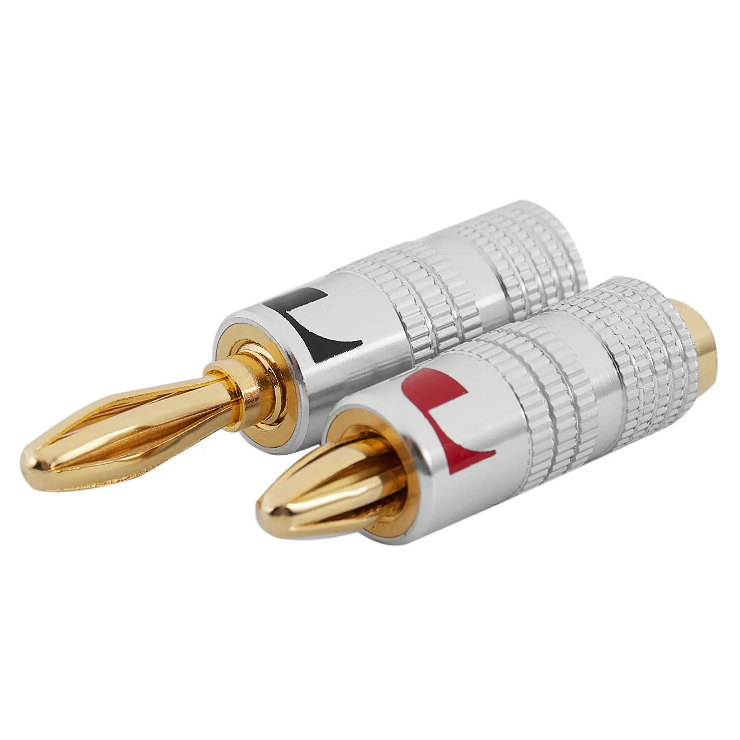 Pro аудио разъем типа &quotбанан&quot динамик кабельный домкрат 24K золото чистая медь