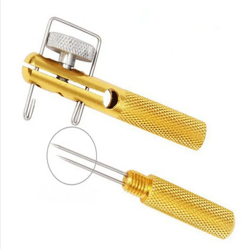

Aluminum Alloy Fishing Tackle Hook Tier Fishing Line Tying Tool with Sub-line Tie Knots Tie and Loop Tyer Fishhook Remover