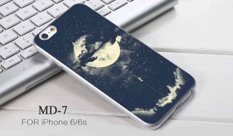 Мягкий чехол для телефона IPhone 6/6s 4 7 дюймов художественный стиль резьба дизайн
