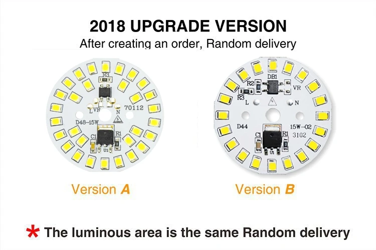 Светодиодный чип SMD2835, 15 Вт, 12 Вт, 9 Вт, 7 Вт, 5 Вт, 3 Вт, 220 В, светодиодный лампочка с бусинами, умный IC, не нужен драйвер, прожектор, светильник, точечный светильник, Diy, светильник, ing