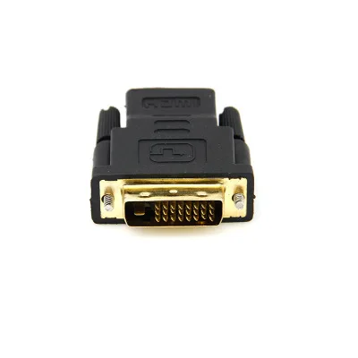DVI 24+ 1 Мужской к HDMI Женский конвертер HDMI к DVI адаптер Поддержка 1080P для HDTV lcd DVI-D позолоченный адаптер