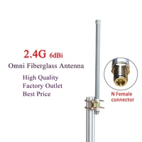 2 4g wifi antenna omni fiberglass base station antenna outdoor roof monitoring system wireless wifi signal coverage