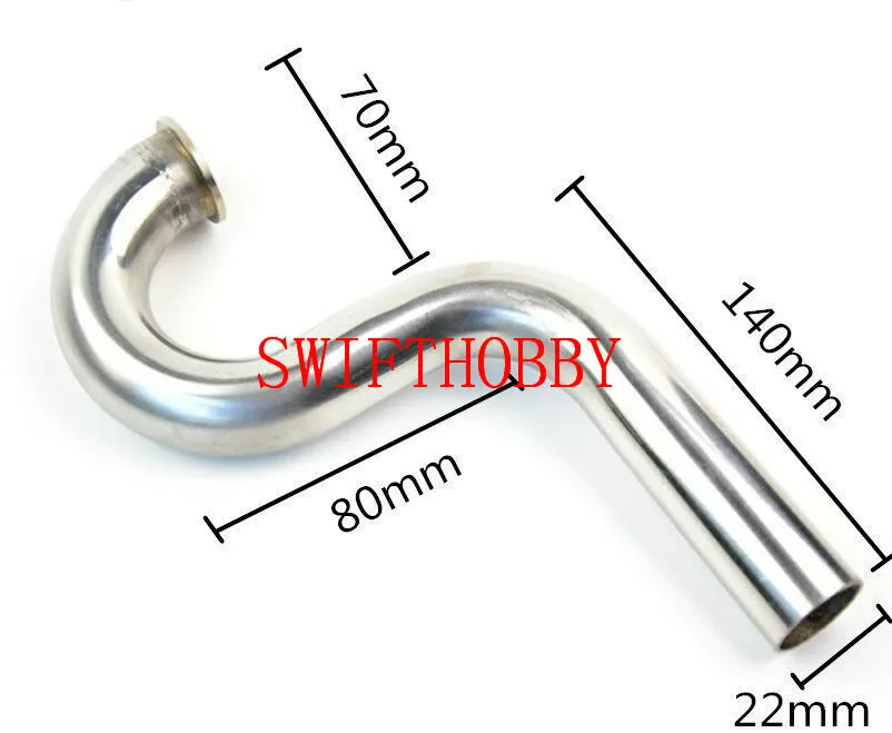 Выхлопная труба из нержавеющей стали S-образный изгиб обмотка для центра