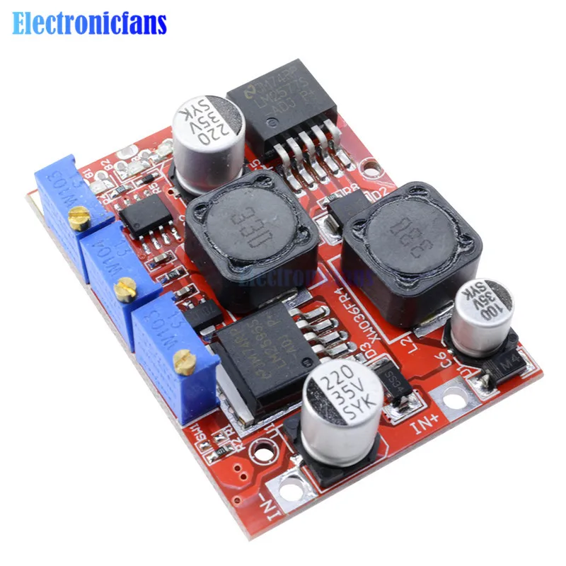 XL6019 Замена LM2577S LM2596S шаг вверх вниз Boost Buck напряжение модуль преобразователя питания Неизолированный постоянный ток доска 15 Вт 3A
