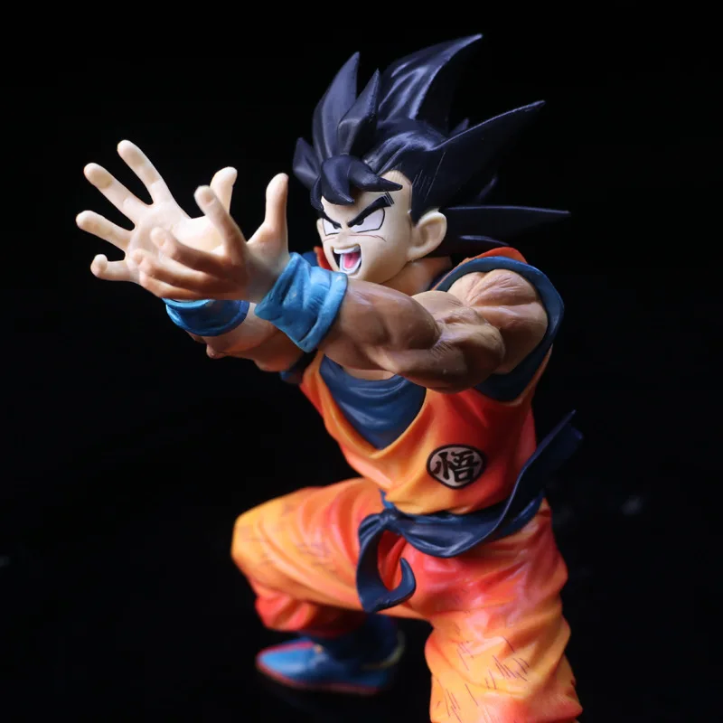 Dragon Ball Super Saiyan Son Goku Shock Wave Pvc Action Figure Model Toy Movie &amp TV DIY Display Cartoon Chrstmas Gift | Игрушки и