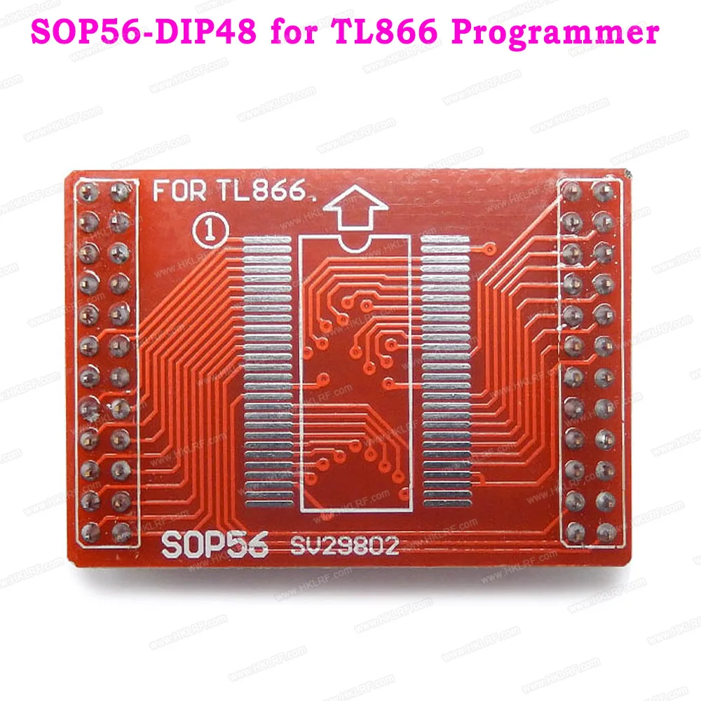 SOP56 простой адаптер PSOP56 гнездо для TL866A TL886CS TL866II PLUS программатор TSOP32 TSOP40 TSOP48 |