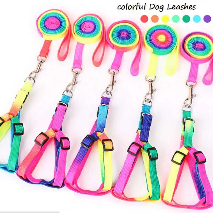 1 шт. цветной поводок для щенков нейлоновый домашних животных веревка маленьких