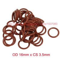 od 16mm x cs 3 5mm silicon o ring gasket seal rubber washer
