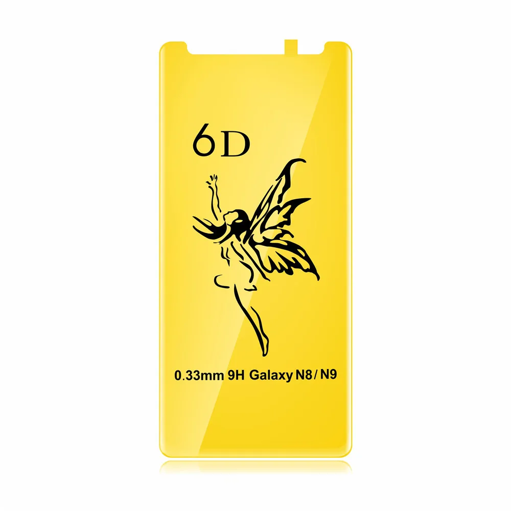 For Galaxy Note 9 Vothoon закаленное стекло для samsung Galaxy S8 S9 Plus Note 8 9 6D полный клей изогнутый экран протектор стекло(не полное покрытие - Цвет: For Galaxy Note 9