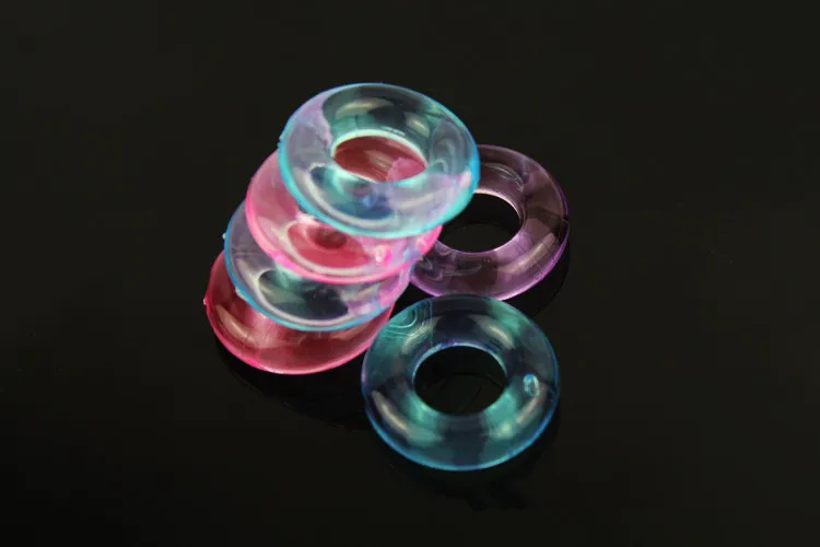 Силиконовые Временная задержка Пенис Кольцо Эрекционные кольца для взрослых